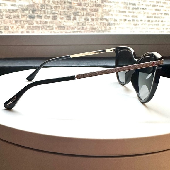 🌺JIMMY CHOO🌺 Axelle/G/S Cat Eye Butterfly Sunglasses - Picture 10 of 16